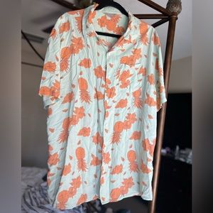 Vintage Remastered Hawaiian Pineapple Shirt